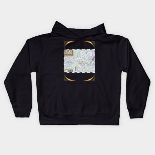 VINTAGE BALTIMORE MAP DESIGN Kids Hoodie